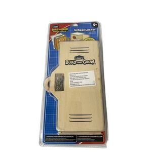 Lowes Build And Grow School Locker Building Kit Age 5 Plus New Sealed NWT